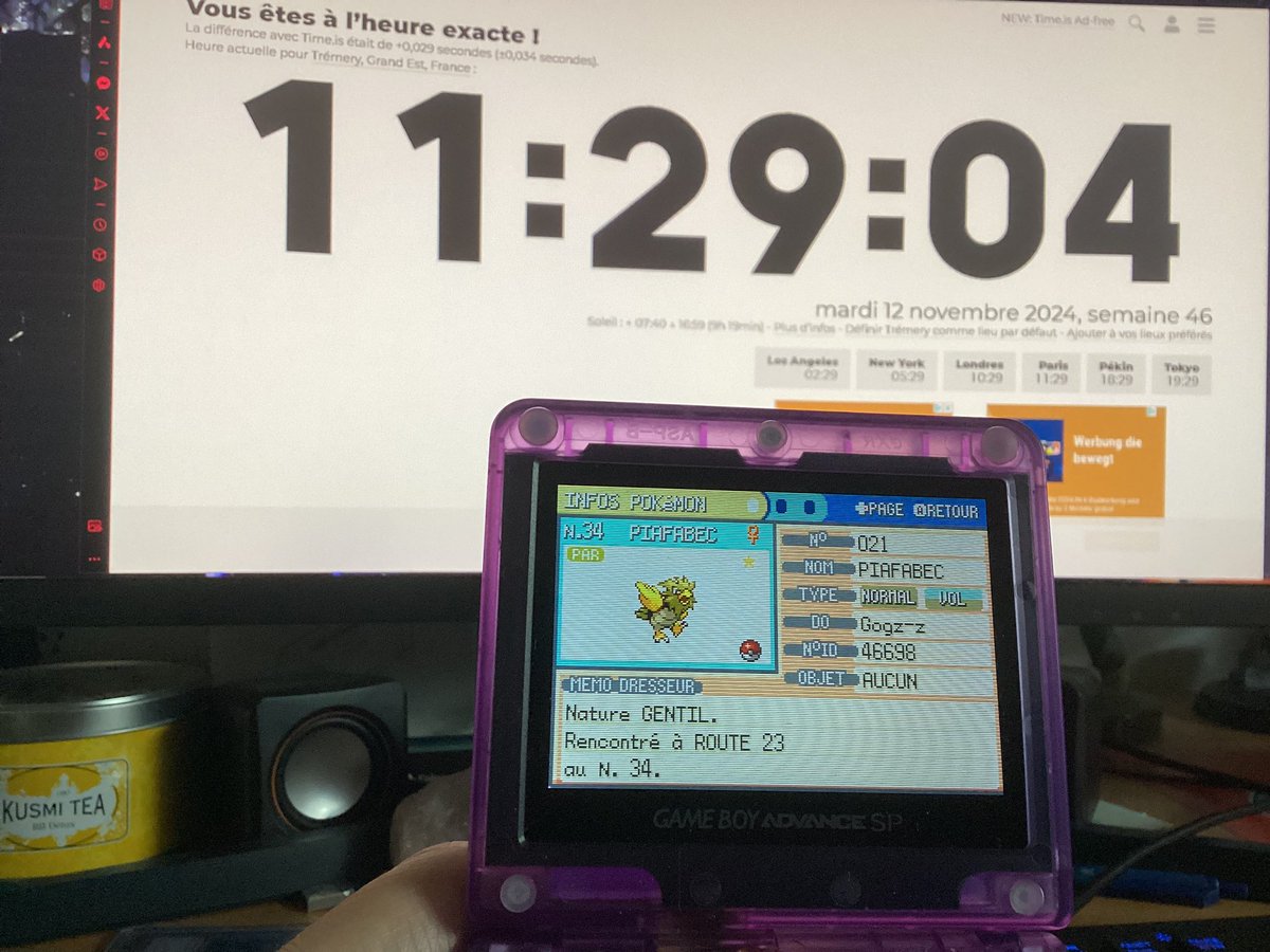 Piafabec shiny indésirable sur la route 23 de VF, 31 587 rencontres pour ça … j’espère qu’il n’y en aura plus, je vais continuer à la recherche de sabelette ou férosinge.