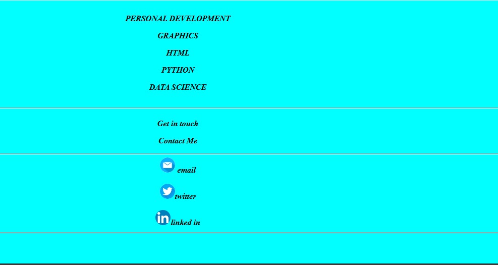 BirungiPor87068's tweet image. Day 12: Consistency is key! Today I have added icons on my portfolio and I have the size I want using external css 🥲lesson learnt

#codegirl
#womenintechnology 
#30daysofcoding
#codechallenge