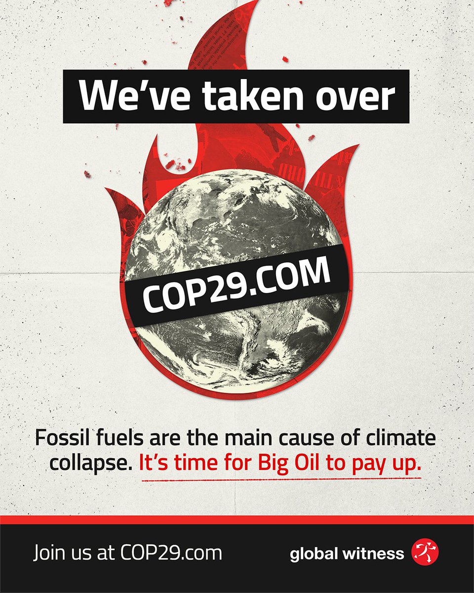 fftcnetwork's tweet image. At #COP29, we’re demanding Big Oil pays up for the climate crisis it helped create.

We’ve launched COP29.com to give a voice to millions who’ve been affected – now we need your help. Please add your name and share. Let’s send a clear message. It’s #PaybackTime.