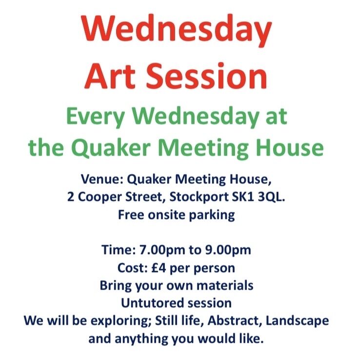 Dear All, 
Our topic for tomorrow evening is to be inspired by book titles. Hopefully something that we may recognise. 

#stockportartguild