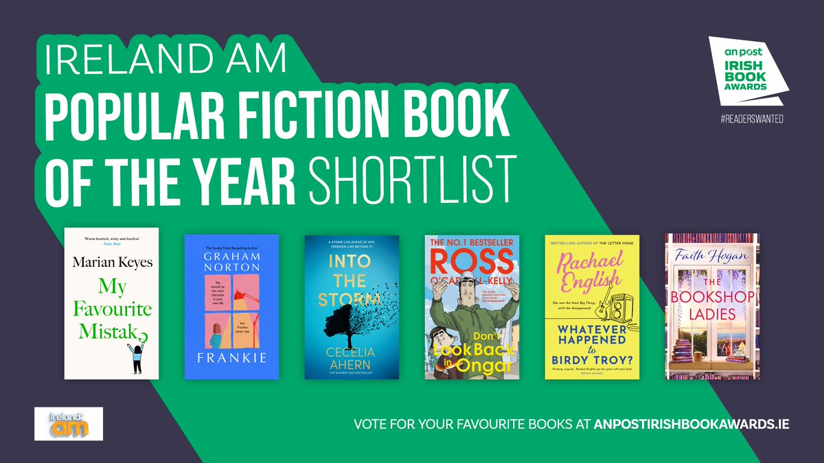 Aria Fiction (@ariafiction) on Twitter photo We're thrilled that #TheBookshopLadies by <a href="/GerHogan/">Faith Hogan - away writing.... mostly!</a> has been shortlisted for Popular Fiction Book of the Year at the An Post Irish Book Awards!
Thoroughly deserved for such a beautifully uplifting novel.
You can vote for your favourite here: irishbookawards.ie/vote/ We're thrilled that #TheBookshopLadies by <a href="/GerHogan/">Faith Hogan - away writing.... mostly!</a> has been shortlisted for Popular Fiction Book of the Year at the An Post Irish Book Awards!
Thoroughly deserved for such a beautifully uplifting novel.
You can vote for your favourite here: irishbookawards.ie/vote/