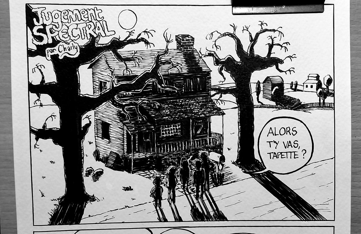 Innercut's tweet image. Enfin une nouvelle histoire pour le prochain KRONIK n°20 spécial Fantômes...
Pour rester dans les récits d'horreur, je vous rappelle qu'il me reste toujours quelques numéros de l'Antre (contactez-moi pour les modalités de livraison !).
#kronik #fantome #comics #bandedessine