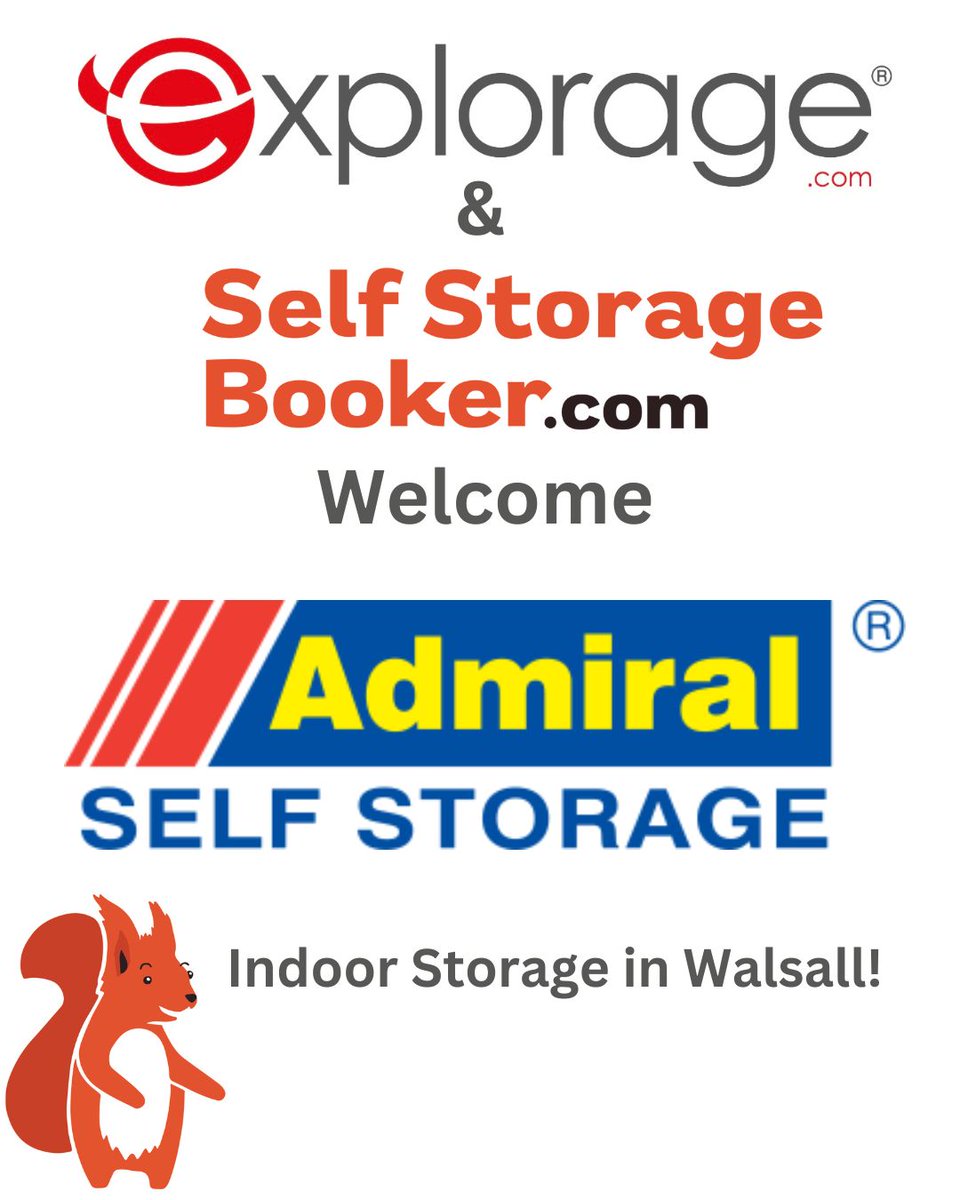 📣Calling Storers In Walsall!📣

If you’re looking for indoor self storage then look no further! You can now reserve all the space you need on Explorage.com and SelfStorageBooker.com with Admiral Self Storage Ltd! 🙌🔑📦

Head to selfstoragebooker.com/location/admir… now to reserve