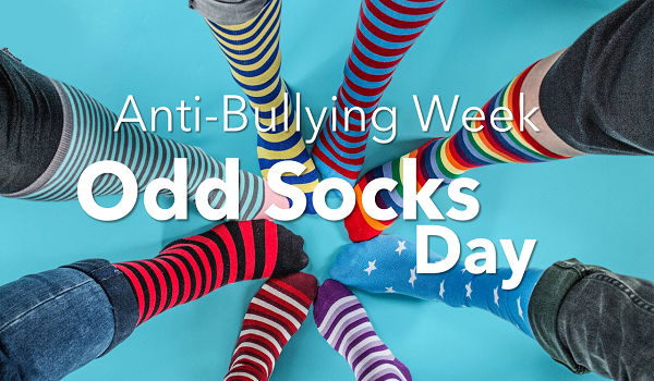 Children are invited to wear odd socks to school tomorrow to raise awareness of the core values Anti-Bullying Week promotes.

#OddSocksDay is an opportunity for children to express themselves and celebrate their uniqueness 🧦