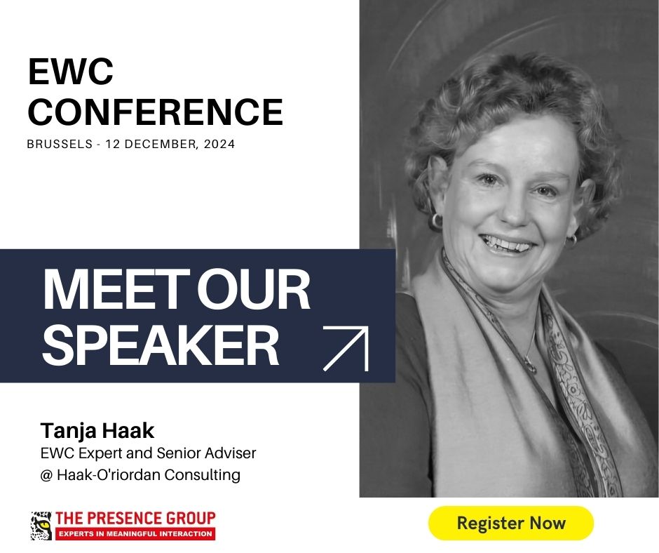 #MeetTheSpeaker: Tanja Haak!

Tanja will lead key sessions on the EWC Directive, covering its revision status, potential impacts and implications for agreements signed before 1996.

Register now presencegroup.eu/en/ewc-confere…