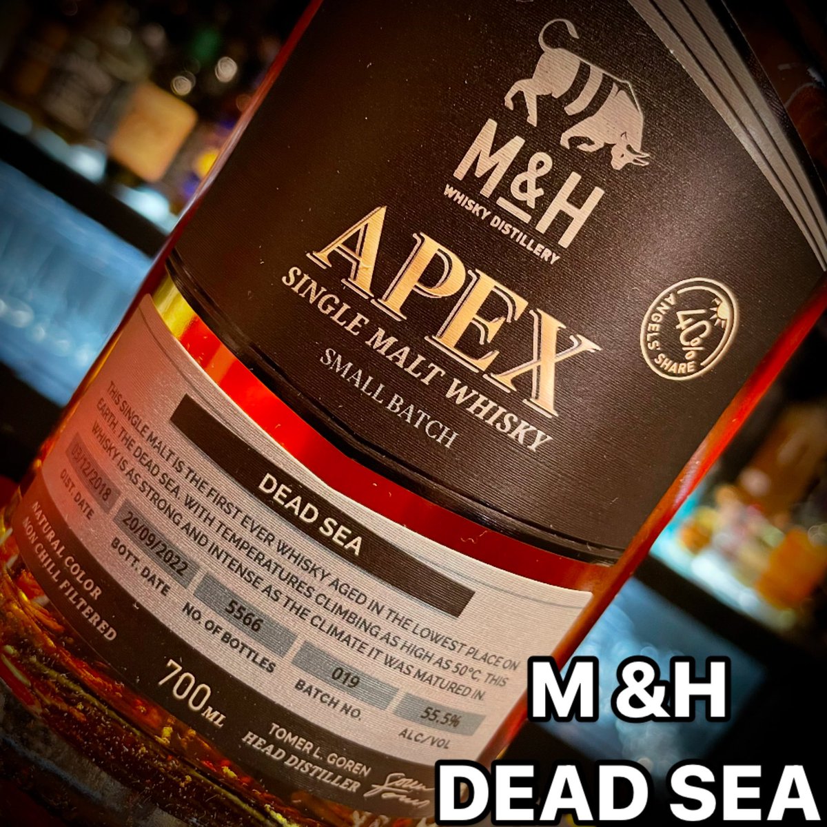 BarEmotional's tweet photo. 『M&amp;H APEX DEAD SEA 』
ALC55.5%

死海の海抜マイナス423mという世界で最も低い場所で熟成された初めてのシングルモルトウィスキー

東京ウイスキー＆スピリッツコンペティション2024金賞受賞🥇

死海の潮風をぜひ感じてください🌊

#MandH
#イスラエルウイスキー
#シングルモルト
#スモールバッチ https://t.co/Qz1wrKJqA4
