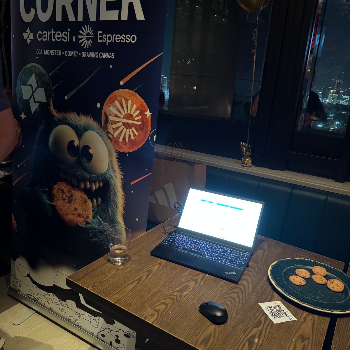 GM frens! For those who missed the cookies yesterday…
DCA.monster is now upgraded with <a href="/EspressoSys/">Espresso ☕️</a> and ready for testing on Sepolia. If you can’t beat the market, just DCA and chill with us ☕.

Big thanks to <a href="/cartesiproject/">Cartesi</a> &amp; <a href="/EspressoSys/">Espresso ☕️</a> for organizing this event!