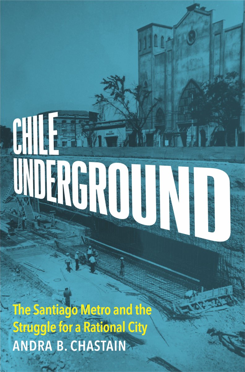 El martes 26 de noviembre <a href="/ABChastain/">Andra Chastain</a> presentará en <a href="/Historia_UC/">Instituto de Historia UC</a> su libro “Chile Underground. The Santiago Metro and the Struggle for a Rational City”, donde analiza el impacto del Metro sobre la planificación urbana de Santiago. Todos invitados!

historia.uc.cl/agenda/evento/…