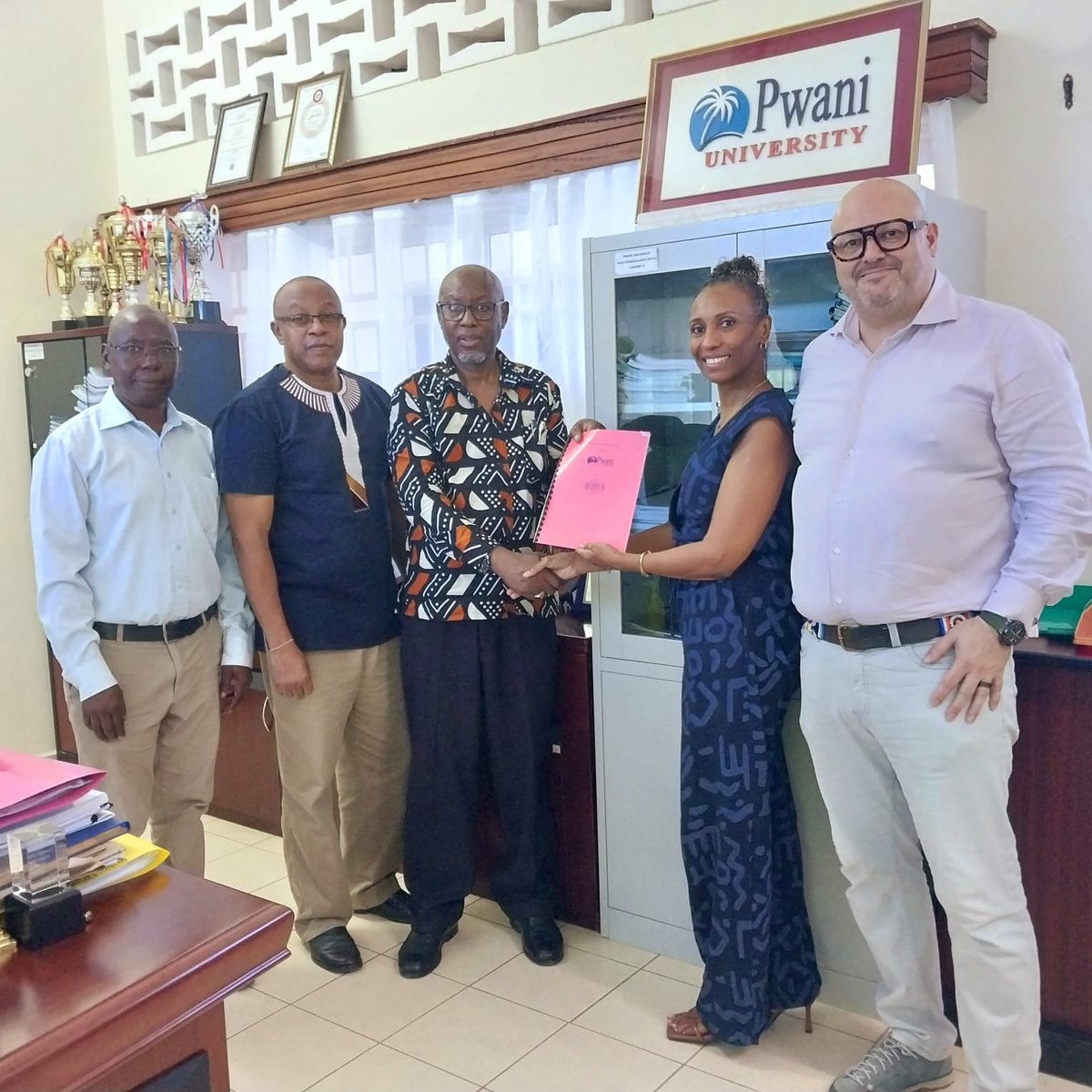 PU Vice Chancellor, Prof. James H.P. Kahindi, signed a Memorandum of Understanding(MoU) with Ms. Lisa Kibutu, Chief Executive Officer of the Regenerative Fashion Collective Exchange (RefaCe). The MoU aims to establish a state-of-the-art textile development centre