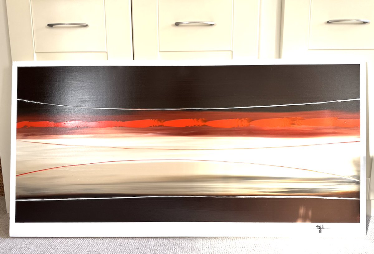 Smithinks's tweet image. About 20 years ago, after a stag do in Bournemouth, I wandered hungover around a small art fair, waiting until I felt well enough to drive home. While there, I bought this painting from an artist. I can remember his name, so hoping someone might recognise the signature?