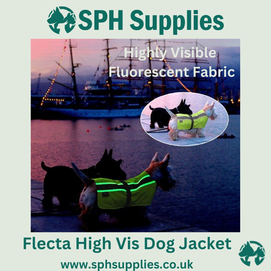 Petlife Flecta VizLite® Dog jackets – the only jacket to be SEEN in this winter
These jackets are showerproof.
You will see your dog in both the light &amp; dark. 
sphsupplies.co.uk/shop/dogs-15/p… #dogcoats #dogjackets #caninesafety #petlife #petsupplies #petsafety