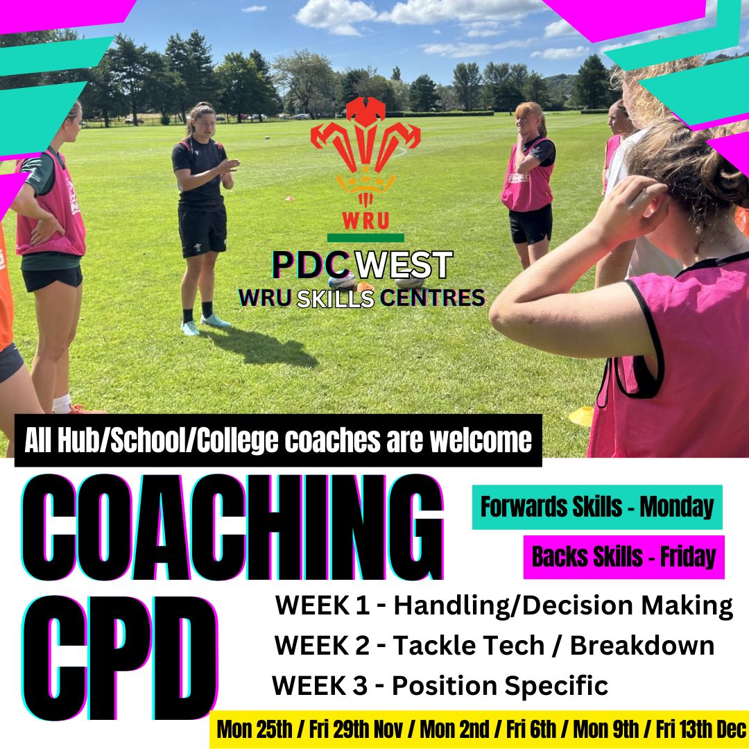 Sarah Lewis (@sarah_lewisx) on Twitter photo 🏉COACHES CPD @ Swansea Univeristy🏉
Calling all coaches in the Ospreys region involved in the U16s and U18s girls game📢
Please sign up here forms.gle/3HbUHnrjaY9msr…
<a href="/WRU_Community/">WRU Community - Wrth galon y genedl</a> <a href="/lloydevs7/">Lloyd Evans</a> 🏉COACHES CPD @ Swansea Univeristy🏉
Calling all coaches in the Ospreys region involved in the U16s and U18s girls game📢
Please sign up here forms.gle/3HbUHnrjaY9msr…
<a href="/WRU_Community/">WRU Community - Wrth galon y genedl</a> <a href="/lloydevs7/">Lloyd Evans</a>