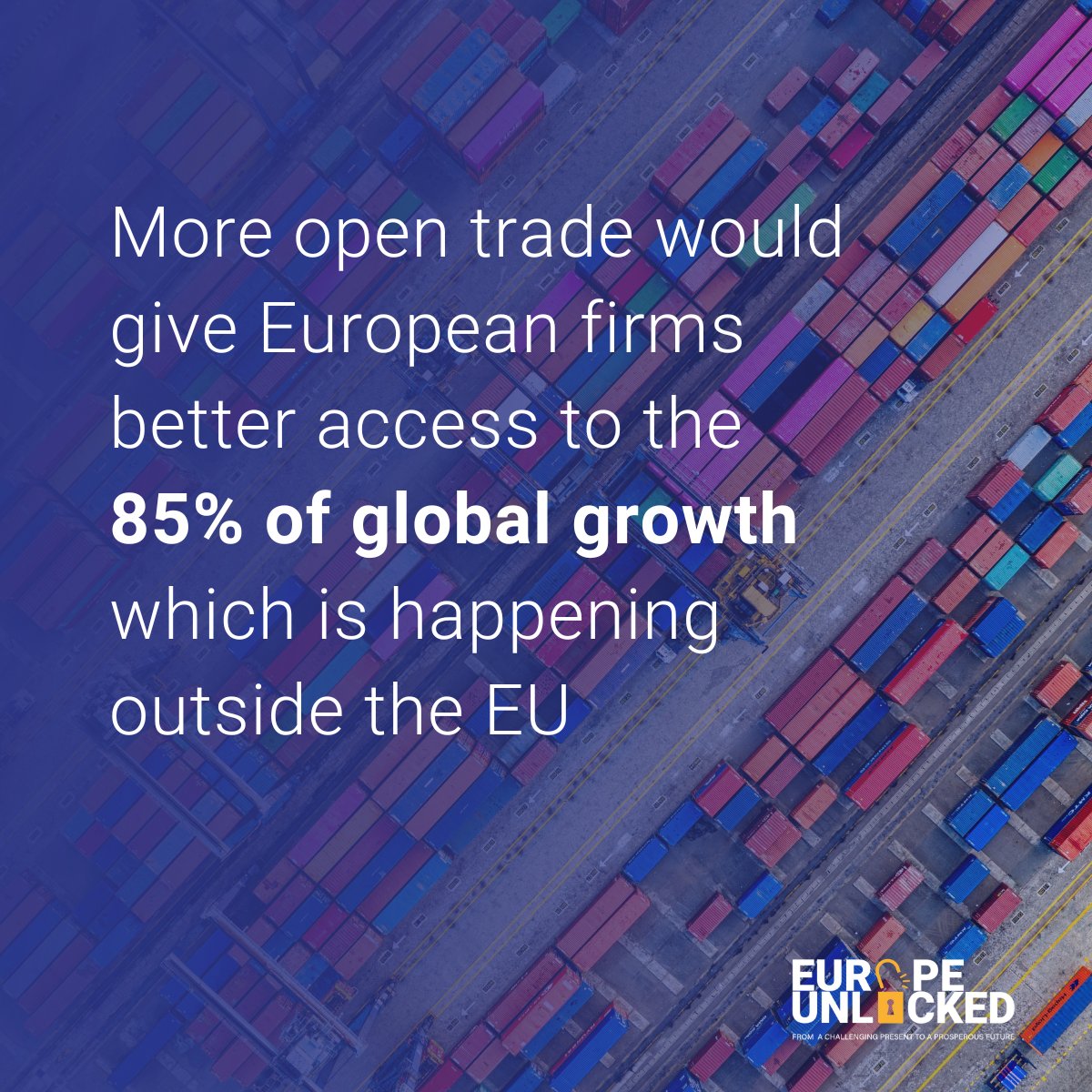 🌍85% of global growth is happening outside the EU.
We must not miss out on these trade opportunities.

Improving market access would revitalise EU trade and enhance the EU’s economic resilience.

Open trade means better opportunities for European firms to tap into global growth.