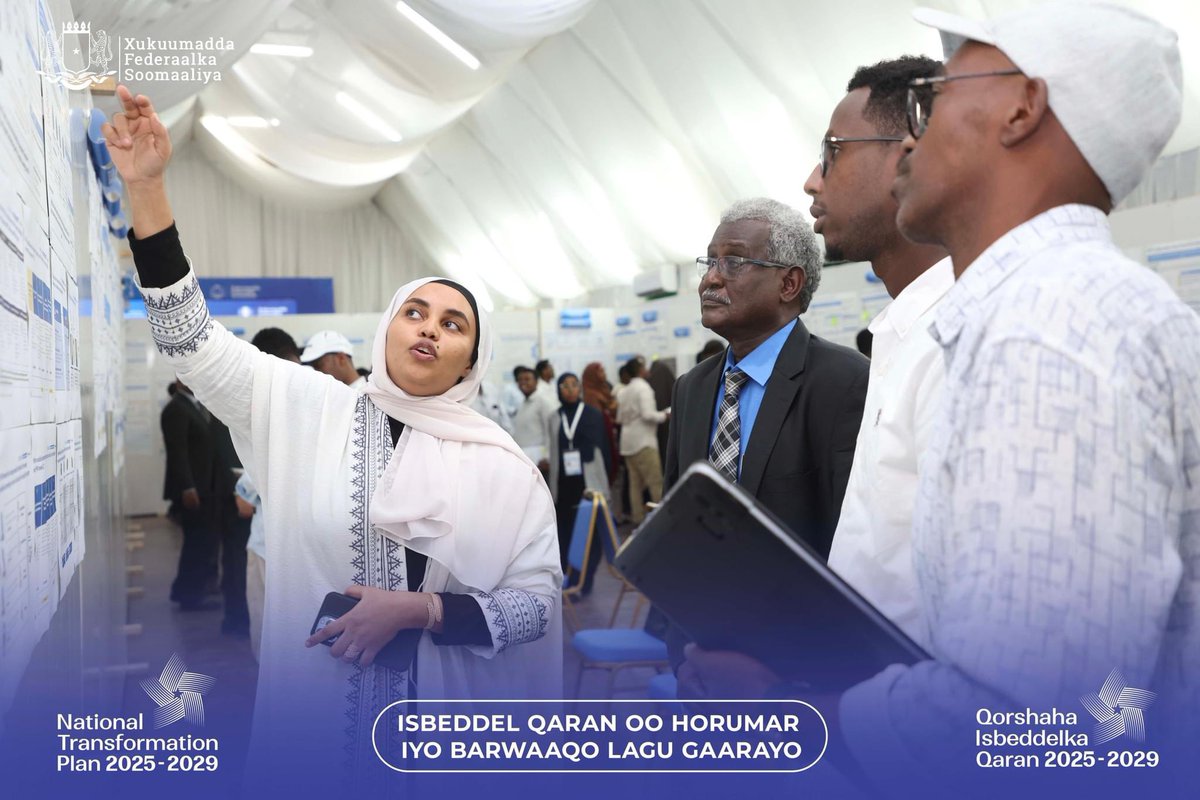 NTPSomalia's tweet photo. The Somali business community is showing strong interest in the National Transformation Plan’s investment opportunities With pledges in agriculture, livestock, fishing, and infrastructure, these commitments are set to boost the economy and create jobs for youth. #SomaliaNTP https://t.co/zlaFwatb50