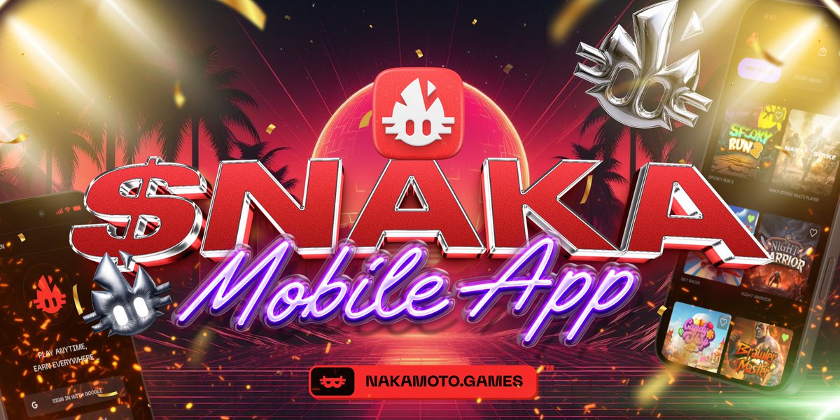 NakamotoGames's tweet photo. ๐ฒ Nakamoto Games Unveils New Era in Mobile Play2Earn! ๐ฎ
Nakamoto Games is on a mission to become the world's most widely adopted #Play2Earn ecosystem, and weโre rolling out our mobile division at full speed.
Just yesterday, we launched our first app on the @AppStore and announced upcoming standalone app launches.
๐จ Today, we're thrilled to unveil our brand-new, mobile-focused website: https://t.co/H4QYDgBIu2! ๐จ
This site will host all news, updates, and stats related to our $NAKA Mobile App, and youโll be the first to catch a glimpse of our next apps launching on #iOS and #Android.
Weโre going big and delivering beyond expectations. Get ready for more, weโre just getting started! #BUIDL