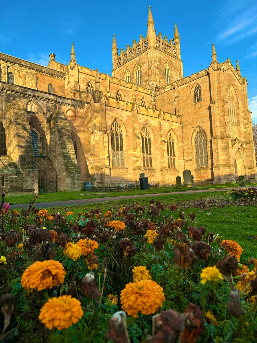 LStewart_books's tweet photo. Autumn sunshine on Dunfermline Abbey 
#WeLoveHistory #tuesdayvibes
#WeatherUpdate #Scotland https://t.co/lvozWYG1ds