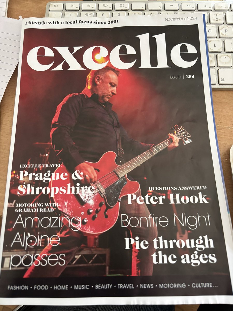 ExcelleMagazine's tweet photo. Did you see the Peter Hook interview in the November Excelle magazine? https://t.co/v1QVOxY3bg