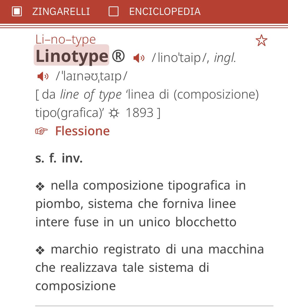 FraLauricella's tweet photo. #paroladelgiorno #djci
Linotipista. https://t.co/tuABnlwZeP