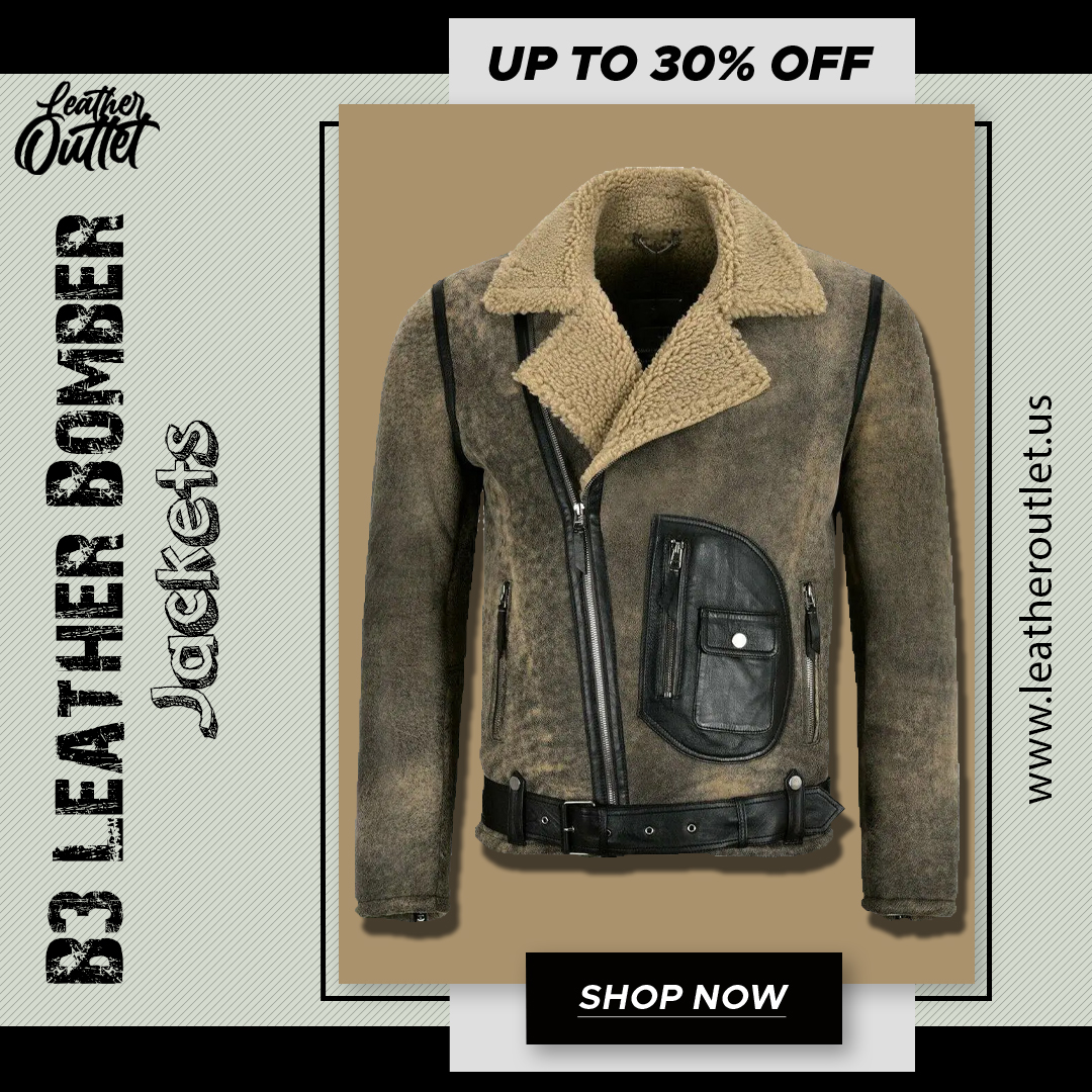 Leatherout38154's tweet image. Men's B3 Sheepskin Leather Bomber Jacket

Add classic style and warmth to your winter wardrobe with our Men’s B3 Sheepskin Leather Bomber Jacket! Perfect for a rugged,

#SheepskinJacket #B3Bomber #WinterMenswear #ClassicFashion #WarmStyle #XMensFashion

leatheroutlet.us/collections/b3…