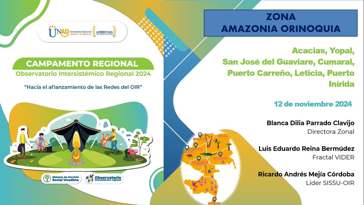 El OIR de las Regiones UNAD tweet media