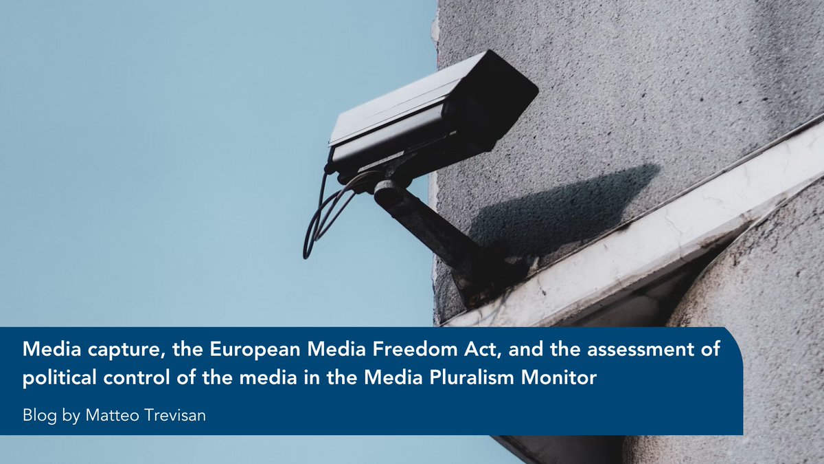 Centre for Media Pluralism and Media Freedom (@eui_cmpf) on Twitter photo ⚠️ European news #media have become increasingly vulnerable to political capture, marking a decline from an already unsatisfactory situation seven years ago.
<a href="/_MatteoTrevisan/">Matteo Trevisan</a> writes about the evolution & assessment of political control of the media
📌 cmpf.eui.eu/media-capture-… ⚠️ European news #media have become increasingly vulnerable to political capture, marking a decline from an already unsatisfactory situation seven years ago.
<a href="/_MatteoTrevisan/">Matteo Trevisan</a> writes about the evolution & assessment of political control of the media
📌 cmpf.eui.eu/media-capture-…