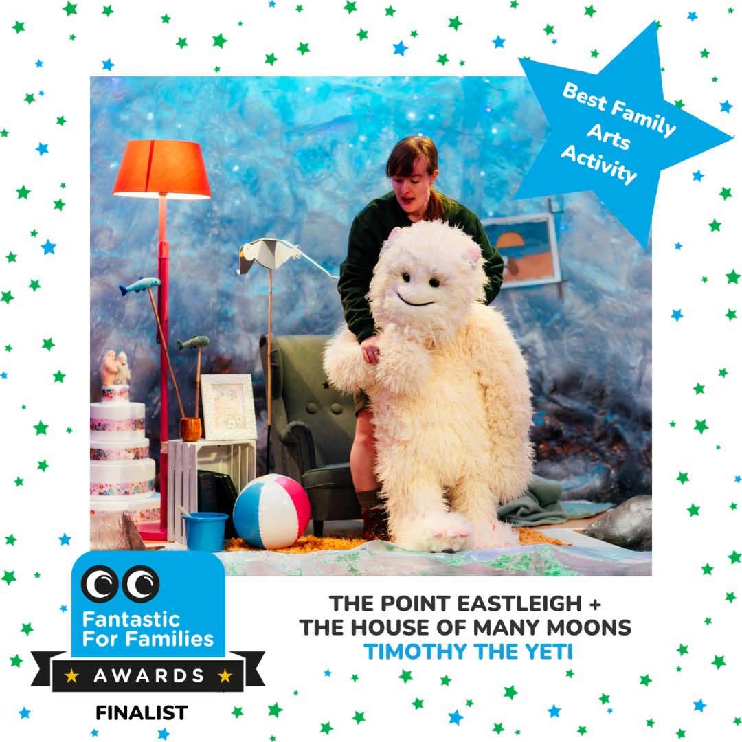 Hooray! We’re shortlisted for the 2024 Fantastic for Families Awards! 🎉  
Discover our story and 25 more from across the UK here: buff.ly/40CM0lP    
#26StoriesofFamilyArts #FantasticForFamiliesAwards2024