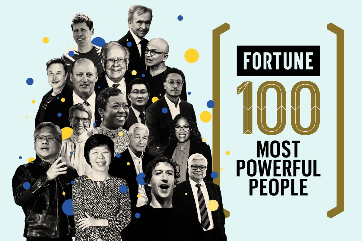 NEW: We're excited to reveal the inaugural Fortune Most Powerful People List! 🎉 

Defining power is no easy assignment.

In the end, those who made this list share a vital trait: Their words and deeds shape what others around them think and do.

👉 trib.al/D6jmSKX