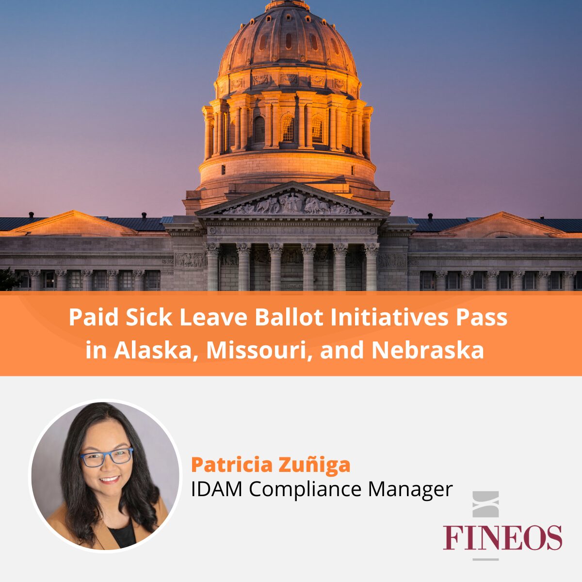 FINEOS's tweet image. 🌟 Big news for #PaidSickLeave! Alaska, Missouri, &amp;amp; Nebraska just passed ballot initiatives supporting paid sick leave for workers. What does this mean for #employers &amp;amp; #insurers?

Explore the latest insights in our blog 👇
🔗 fineos.com/blog/paid-sick…

#HR #EmployeeWellbeing