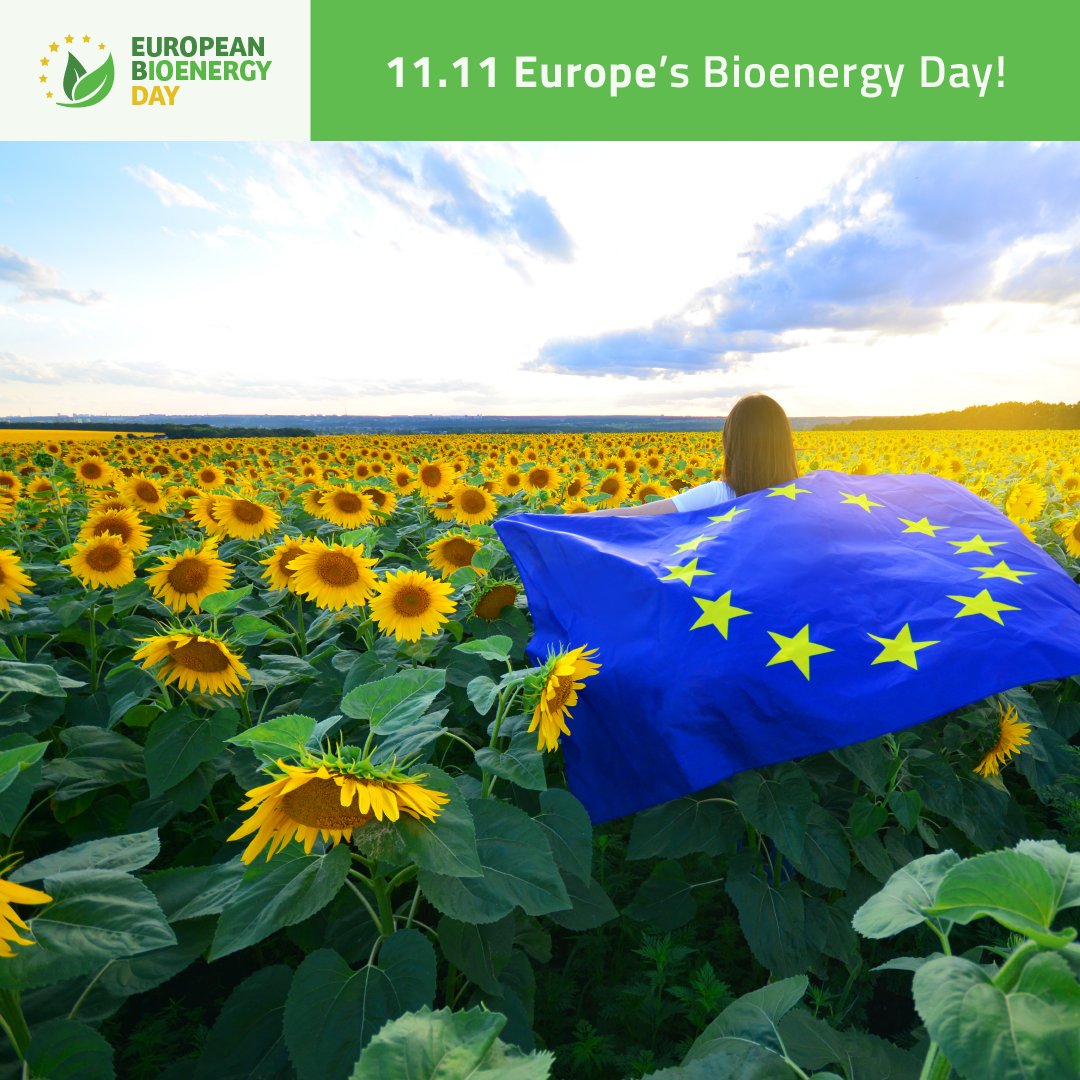 📌 On November 11th, the #EU celebrated its #BioenergyDay! From this day on, the EU could meet its energy needs for the next 49 days with #bioenergy alone.

🌱Discover how bioenergy powers Europe’s path to a #sustainable future!

europeanbioenergyday.eu/success-storie…