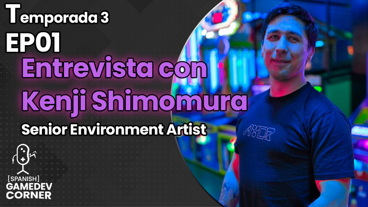 ¡Estamos de vuelta!!! En este nuevo episodio entrevistamos a <a href="/kenji0090/">Kenji Shimomura</a> , Senior Environment Artist en Spliced. 
youtu.be/c1I8QyiMQyo?si…
Hablamos de su trayectoria y claves para entrar en la industria de los videojuegos. ¡No os perdáis el comienzo de esta temporada! 
#gamedev