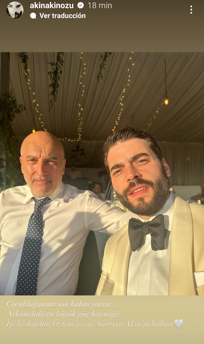 Mi chico a publicado en su estori

#AkınAkınözü