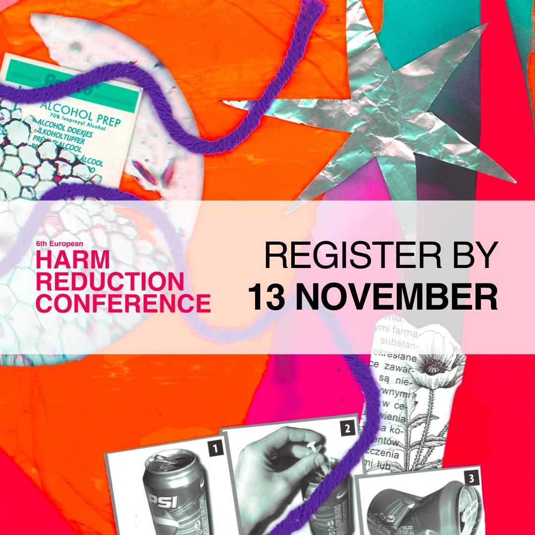 🚨 Last call to register! The deadline to register for the 6th European Harm Reduction Conference is tomorrow. Don’t miss out on connecting with Europe’s harm reduction community and engaging with the latest insights.
👉 Register now! buff.ly/4eDAzyA 
#EHRC2024