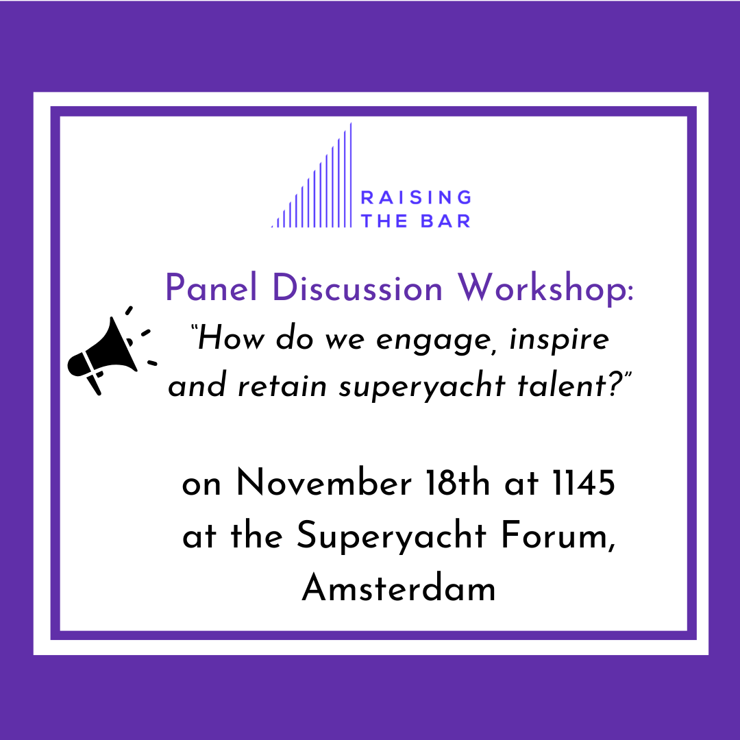 It is the much anticipated <a href="/SuperyachtForum/">The Superyacht Forums</a>  next week alongside the <a href="/metstrade/">METSTRADE</a> Show in Amsterdam.

Karen is chairing a panel discussion on 18/11 at the SYF  “How do we engage, inspire &amp; retain superyacht talent?”, so come along &amp; join in the discussion!  Hope to see you there!