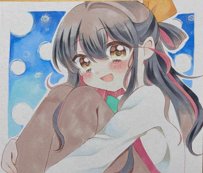 長波さま#長波 #コピック #アナログ 