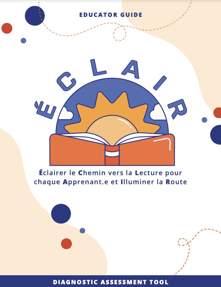 Have you completed screening with your students and want to know what's next? Join Angeline Humber this Thursday, November 14th at 4pm to learn more about reading diagnostic tool Éclair. Register now: forms.gle/DRkbhqyWJobsSF…