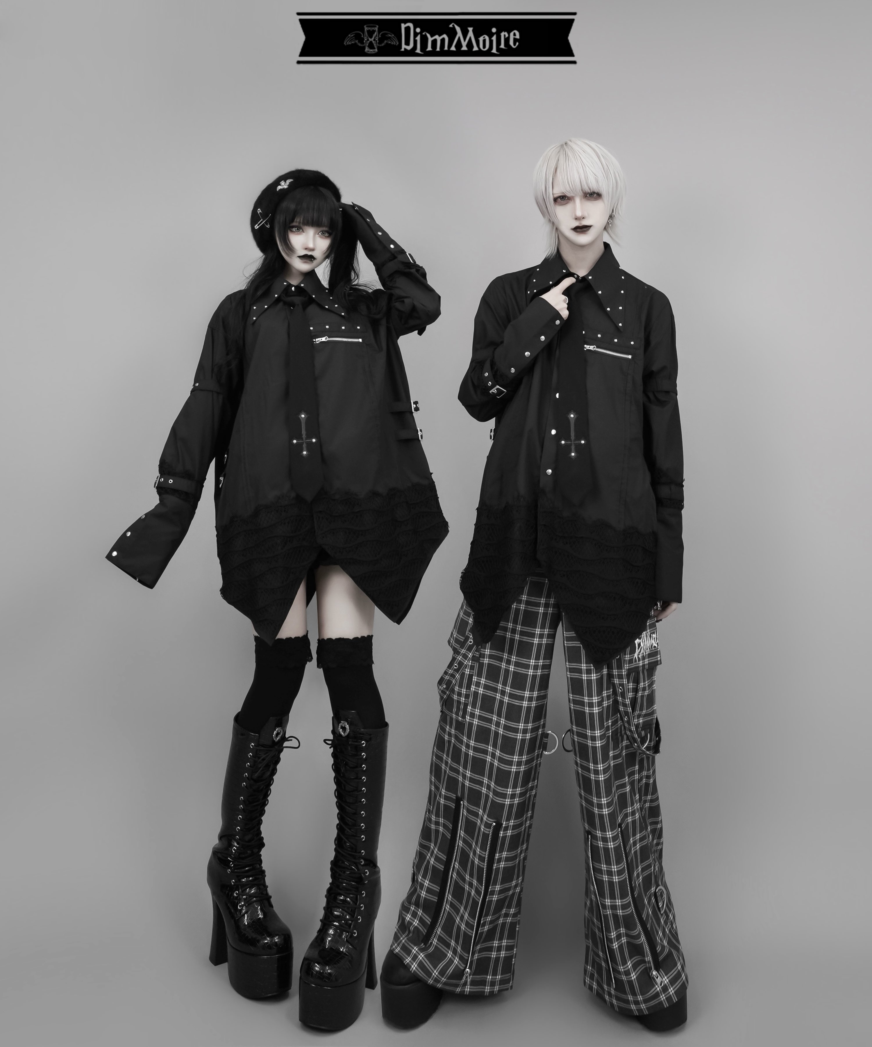Gothicセーラーシャツ【Black】 | DimMoire