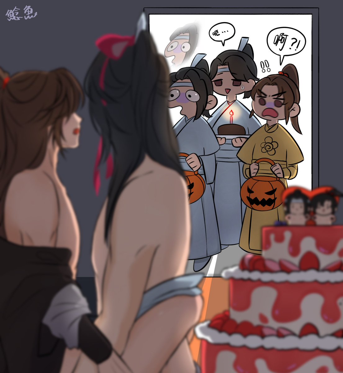 fish_i_i_'s tweet photo. 我遲到超久….

#魏无羡1031生日快乐 #1031魏無羨生誕祭 https://t.co/CvCT6xoFkc