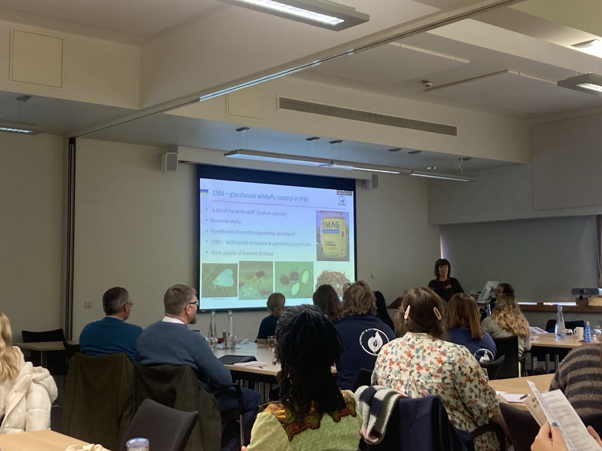 Dick Shaw (@dick_shaw) on Twitter photo The birth of glasshouse biocontrol with Jude Bennison at the <a href="/AABiologists/">AAB @aabiologists.bsky.social</a> annual biocontrol and IPM conference The birth of glasshouse biocontrol with Jude Bennison at the <a href="/AABiologists/">AAB @aabiologists.bsky.social</a> annual biocontrol and IPM conference