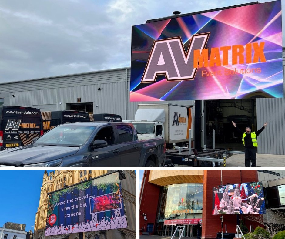 AVMatrix1's tweet photo. π»πPick a location and we'll deliver!! Get your message out there with our very convenient mobile #LEDtrailerscreens which can provide digital signage in any outdoor setting! Our high-res towable screens are available in 5x3m or 7x4m.
π https://t.co/7ygEkjJEch
#eventprofs https://t.co/ZrHJq1s7rg