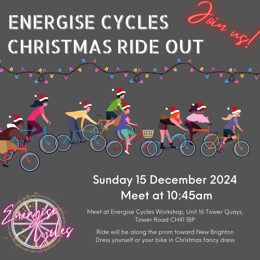 X-mas ride, Sunday 15 December come join us!