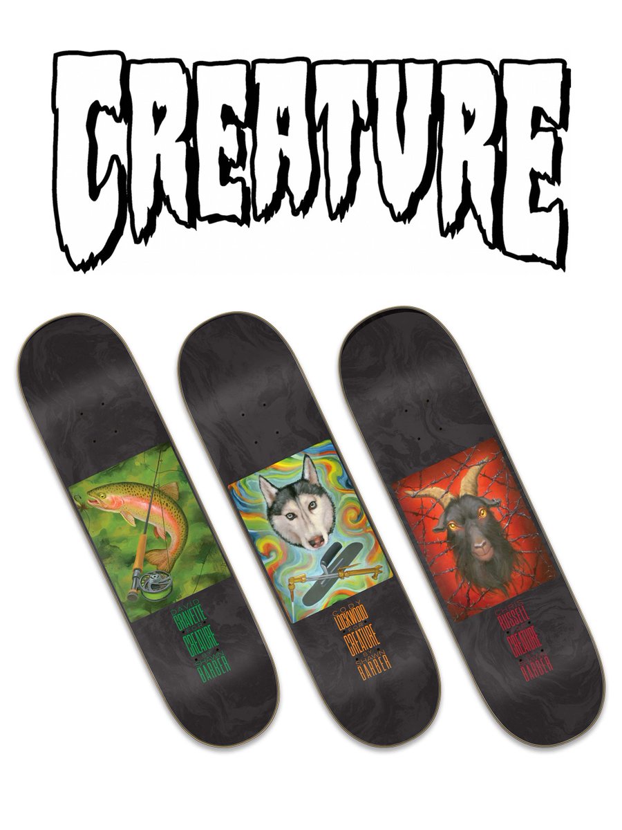 Stoke_sk8's tweet image. CreatureよりVXの強さとポップさとスリック素材をボトムにコーティングしたEverslickという2つのテクノロジーを採用したデッキが登場。

【 stoke-shop.com/collections/cr… 】

＃スケートショップ ＃川崎 ＃スケボー ＃全国通販
