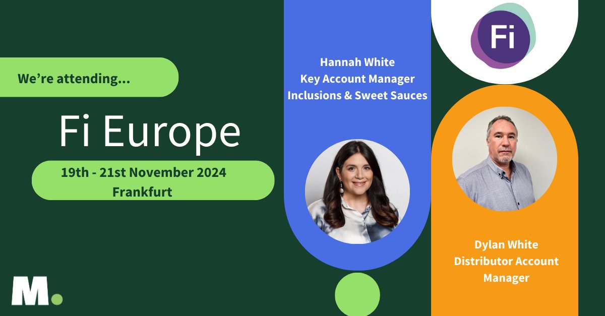 WeAreMeadow's tweet image. We're really looking forward to meeting new and existing customers at Food ingredients Europe in Frankfurt next week.

If you'd like to meet with one of our team please get in touch!

#fieurope #foodingredients #inclusions #sweetsauces #dairy #frankfurt