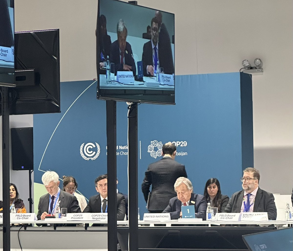 DanielJLund's tweet image. #FRLD Launch of High Level Annual Dialogue, @antonioguterres calls for new commitments and innovative financing to keep pace with the scale and burden of loss and damage @COP29_AZ