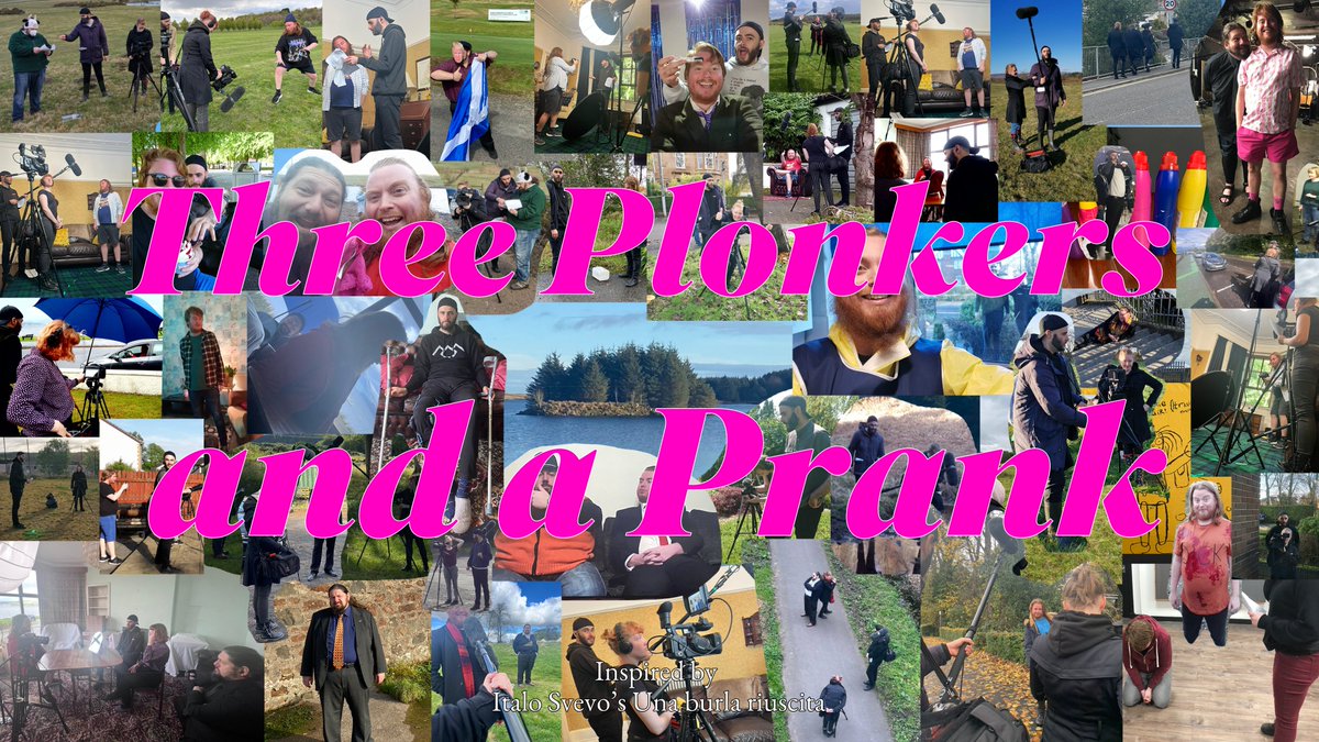 CollectiveVGla's tweet image. Title Reveal!

On Tuesday 19th November at 7pm, we will release “Three Plonkers and a Prank”!

We will provide a link to the film next week at 7pm so keep your eyes peeled.