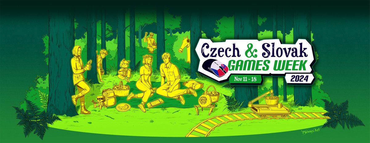 The brave boy from Creaks sneaked into the artwork for this year’s Czech &amp; Slovak Games Week! 👀💡