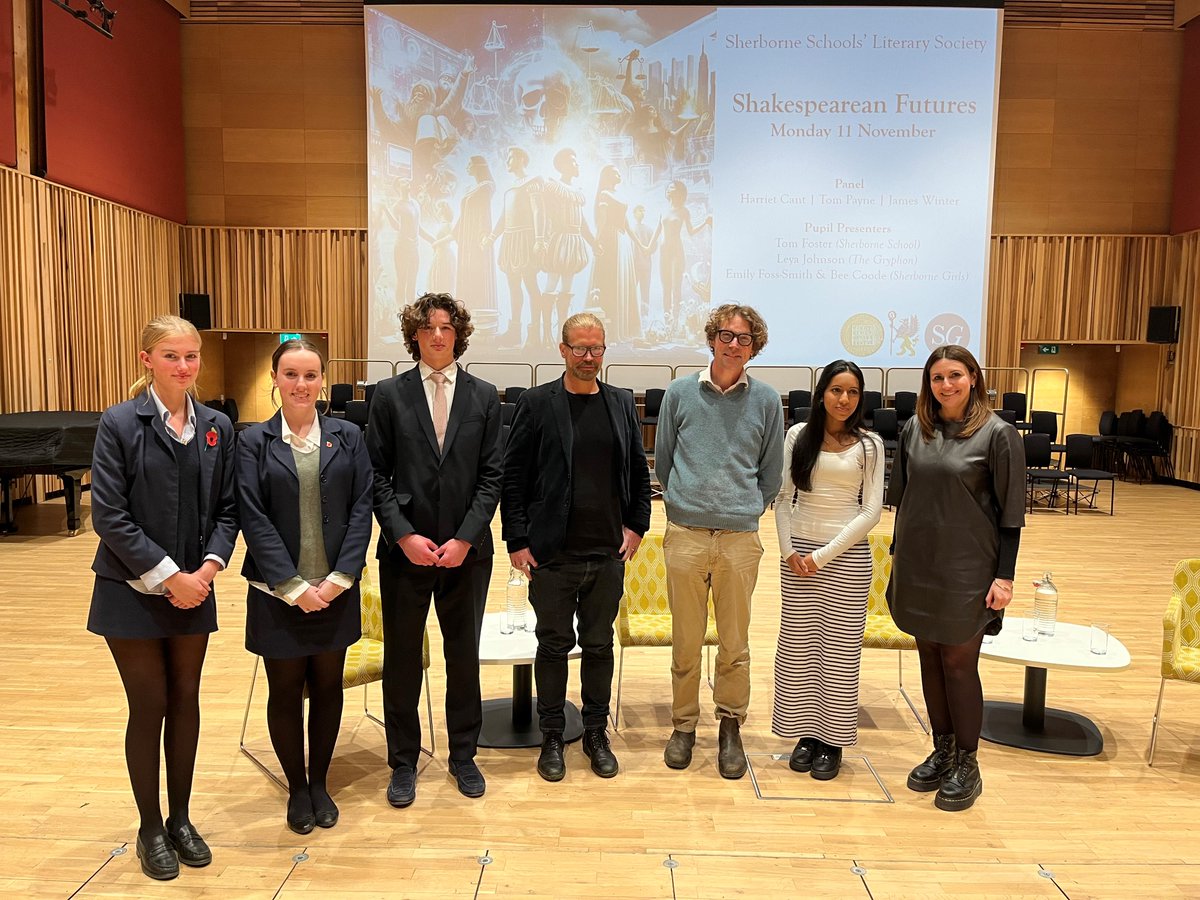 Last night saw the inaugural Sherborne Schools' Literary Society event with over 170 pupils in attendance. The evening was an exploration Shakespeare’s theatrical works and was followed by a wide-ranging panel discussion.
#sherborneschools #schoolpartnerships #sherborne