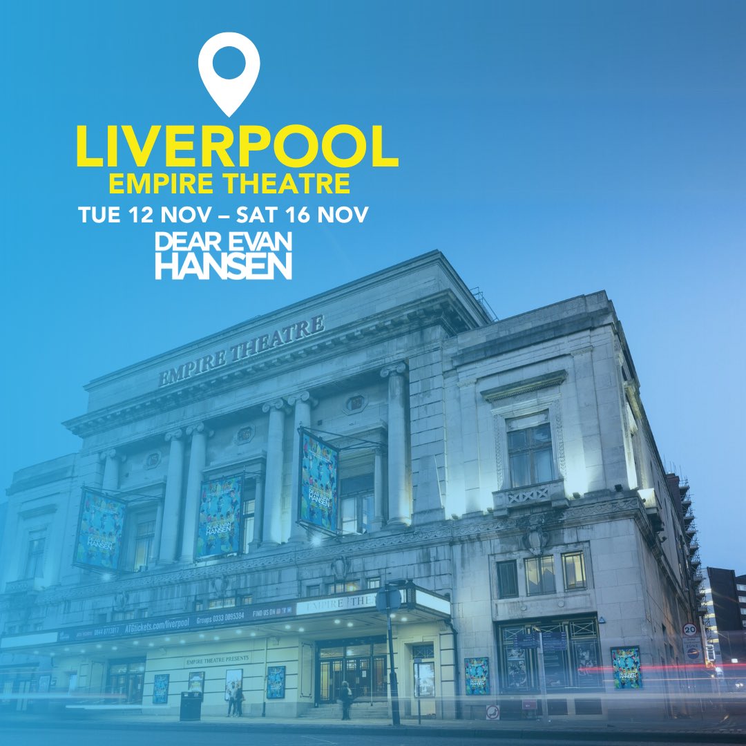 #DEHUKTour has officially arrived <a href="/LiverpoolEmpire/">Liverpool Empire</a> 💙 Tag a friend you want to take below!