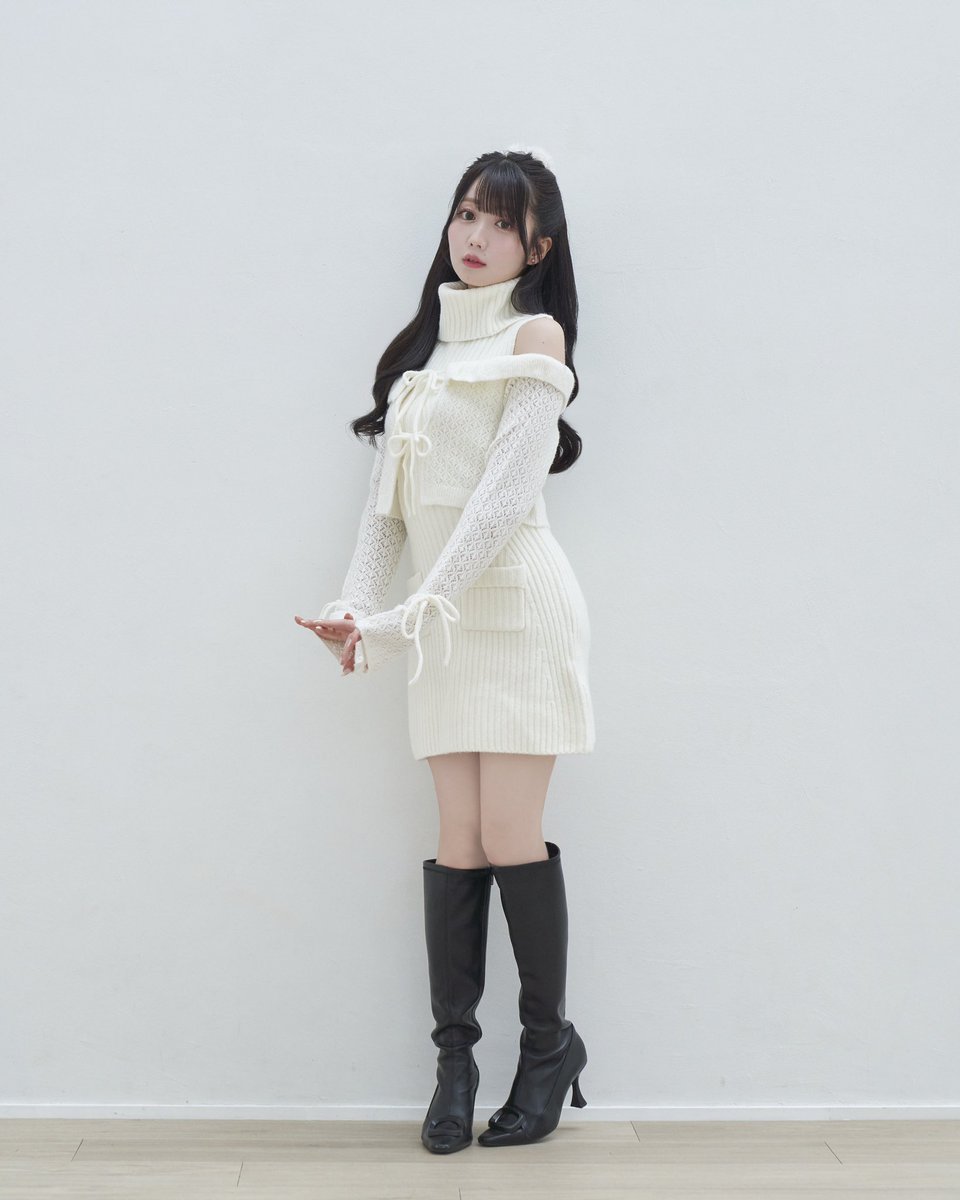 ロゼミューズ frill cardigan set mini knit OP frill cardigan set mini knit OP – BUNNY APARTMENT