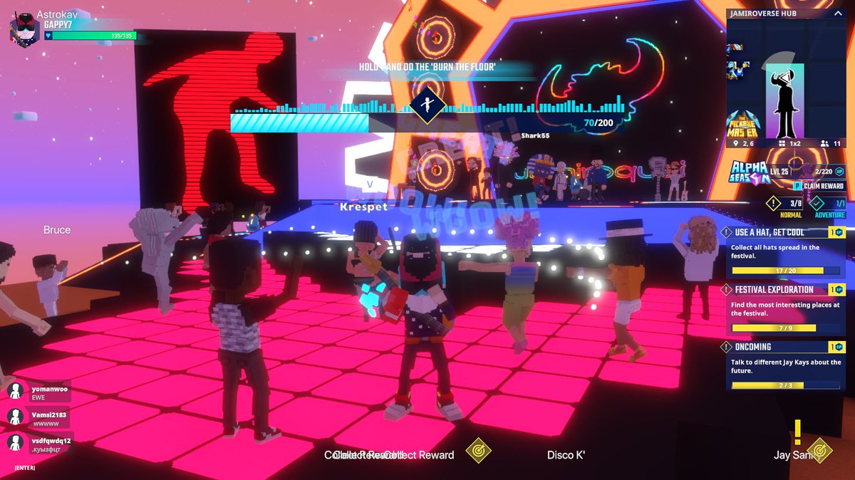 gappy77t's tweet photo. Vibin' out with @JamiroquaiHQ in @TheSandboxGame. Talk about virtual insanity 🤪😵‍💫 @TheSandboxGame https://t.co/oPuS0twSrf #TheSandbox #AlphaSeason4 #AS4SocialChallenge https://t.co/qWmnKkWwI1