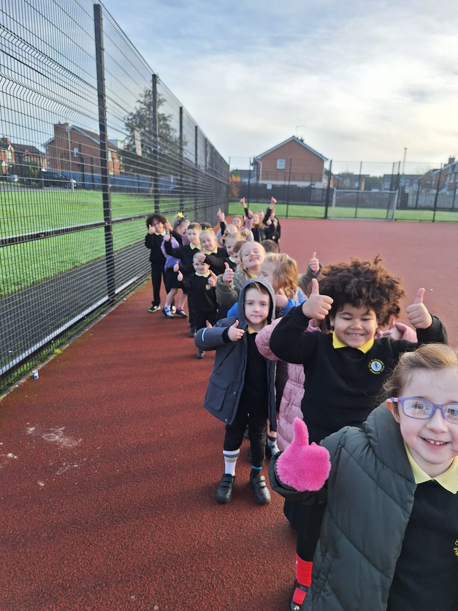 ctrps1's tweet photo. 🌟 Miss Bunting's class is spreading kindness during Anti Bullying Week! 👟🧦 Today, they rocked their odd socks during the Daily Mile to show support. Let's celebrate uniqueness and stand up against bullying together! 💙 #AntiBullyingWeek #KindnessMatters #UniqueByDesign https://t.co/bP7jlAxEcm